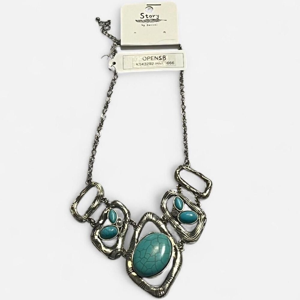 Unbranded Women's Silver and Blue Jewellery